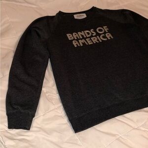 Raglan Dark grey sweatshirt ,Bands of America Raised Logo